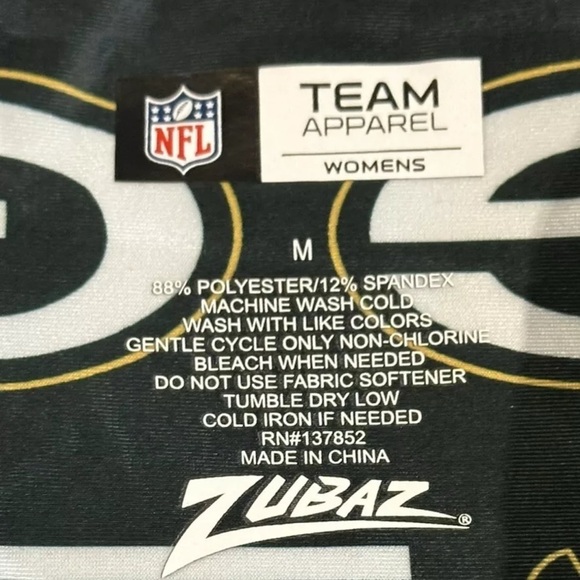 Green Bay Packers NFL Zubaz Apparel Women's Logo Legging Medium Brand New - Picture 3 of 4